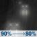 Sunday Night: Rain. Cloudy, with a low around 42. Sunday Night: Light Rain