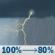 Monday: Showers and thunderstorms. Cloudy. High near 58, with temperatures falling to around 54 in the afternoon. South wind 8 to 12 mph, with gusts as high as 29 mph. Chance of precipitation is 100%. New rainfall amounts between a quarter and half of an inch possible. Monday: Showers And Thunderstorms