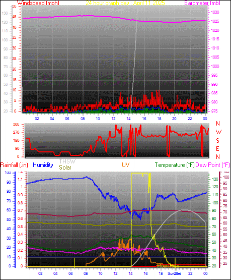 24 Hour Graph for Day 11