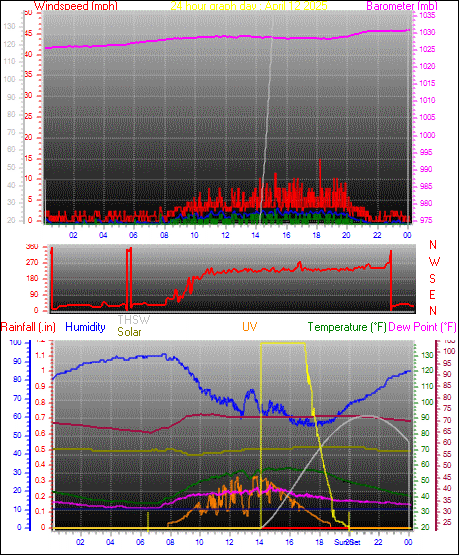 24 Hour Graph for Day 12