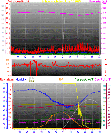 24 Hour Graph for Day 10