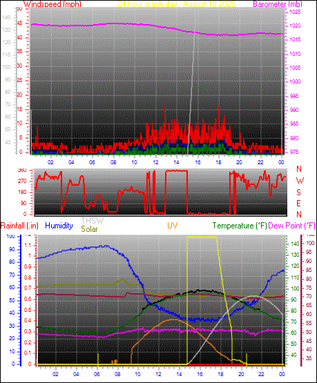 24 Hour Graph for Day 10