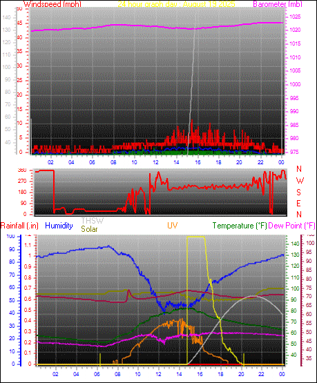 24 Hour Graph for Day 19