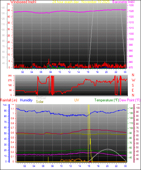 24 Hour Graph for Day 10