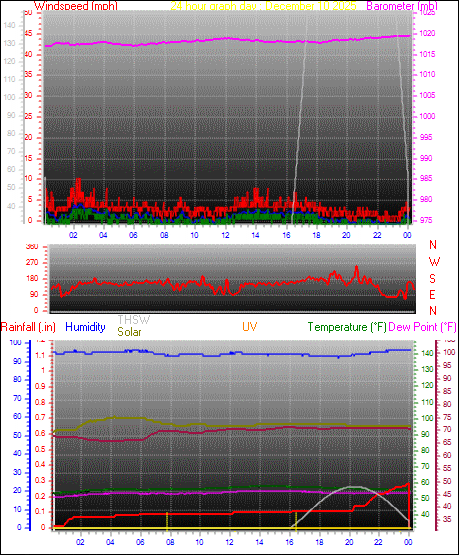 24 Hour Graph for Day 10