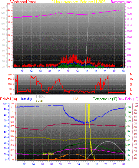 24 Hour Graph for Day 11