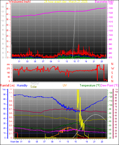 24 Hour Graph for Day 21