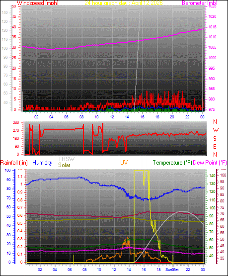 24 Hour Graph for Day 12
