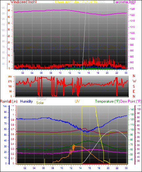 24 Hour Graph for Day 16