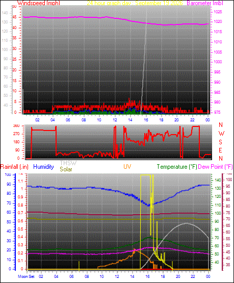 24 Hour Graph for Day 19