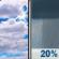 Saturday: Mostly Cloudy then Slight Chance Rain Showers