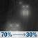 Wednesday Night: Rain likely. Mostly cloudy, with a low around 35. Wednesday Night: Light Rain Likely