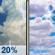 Saturday: Slight Chance Showers And Thunderstorms then Partly Sunny
