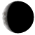 Waning Crescent, 25 days, 16 hours, 54 minutes in cycle