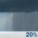 Wednesday: Slight Chance Rain Showers
