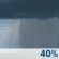 Today: A chance of rain showers. Mostly cloudy, with a high near 59. South wind 3 to 8 mph. Chance of precipitation is 40%. Today: Chance Rain Showers